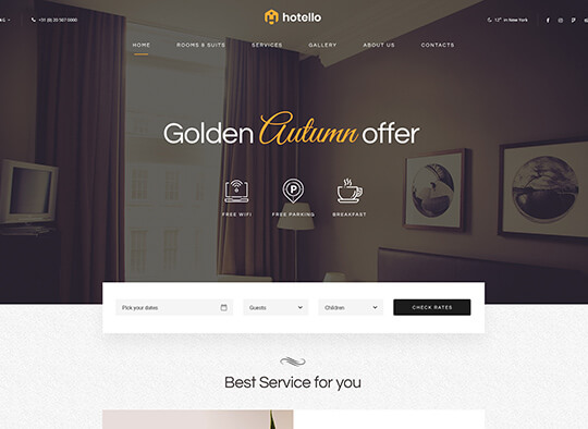 StylemixThemes - Theme Hotel