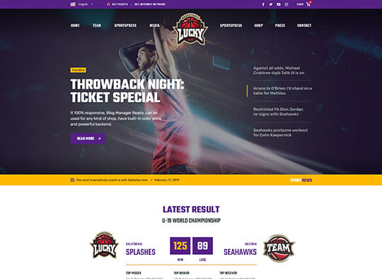 StylemixThemes - Theme Sport