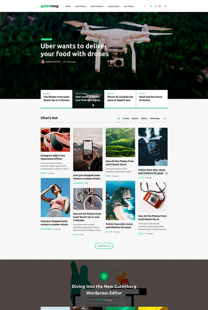 Gutenmag – Free Gutenberg WordPress Theme