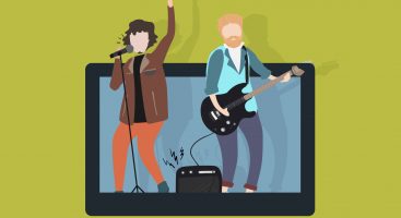 Band website on WordPress