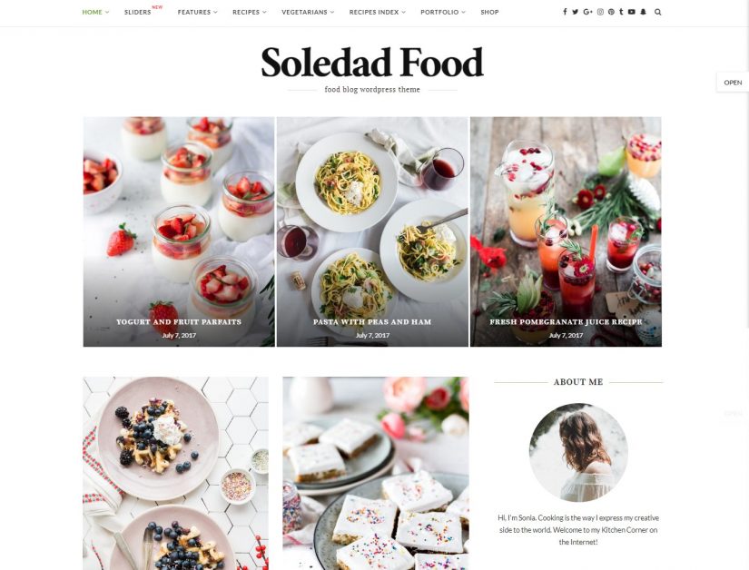 Soledad Theme for WordPress Blog 2018