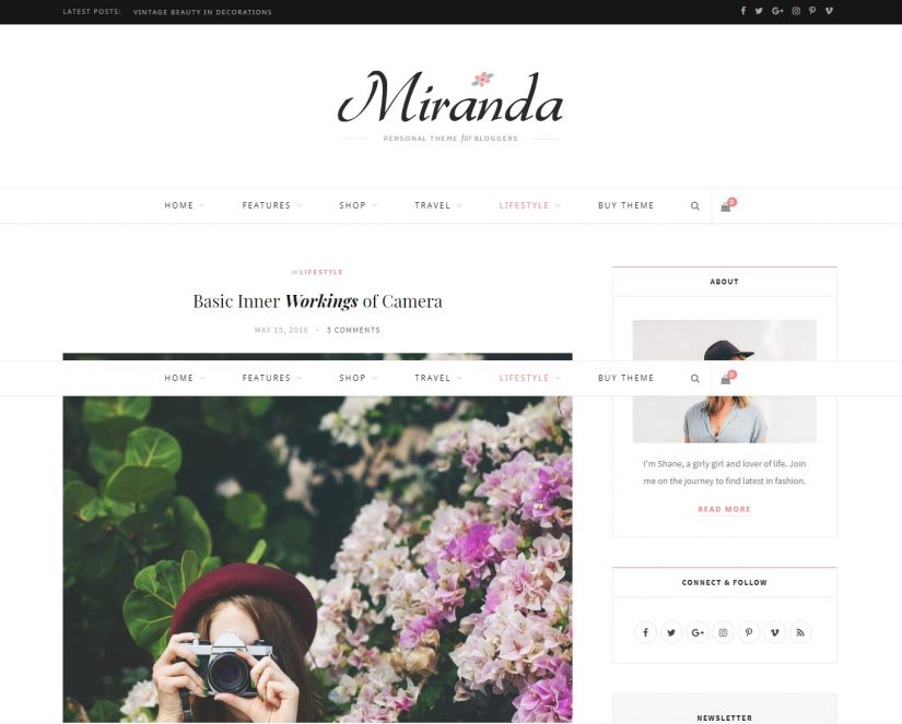 Cheerup 2018 Blog WordPress Theme