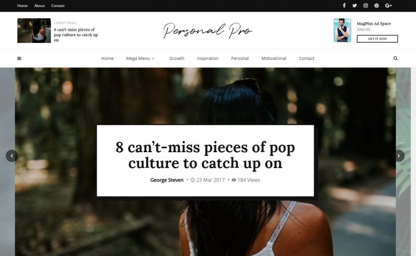 MagPlus 2018 WordPress Theme for Blog