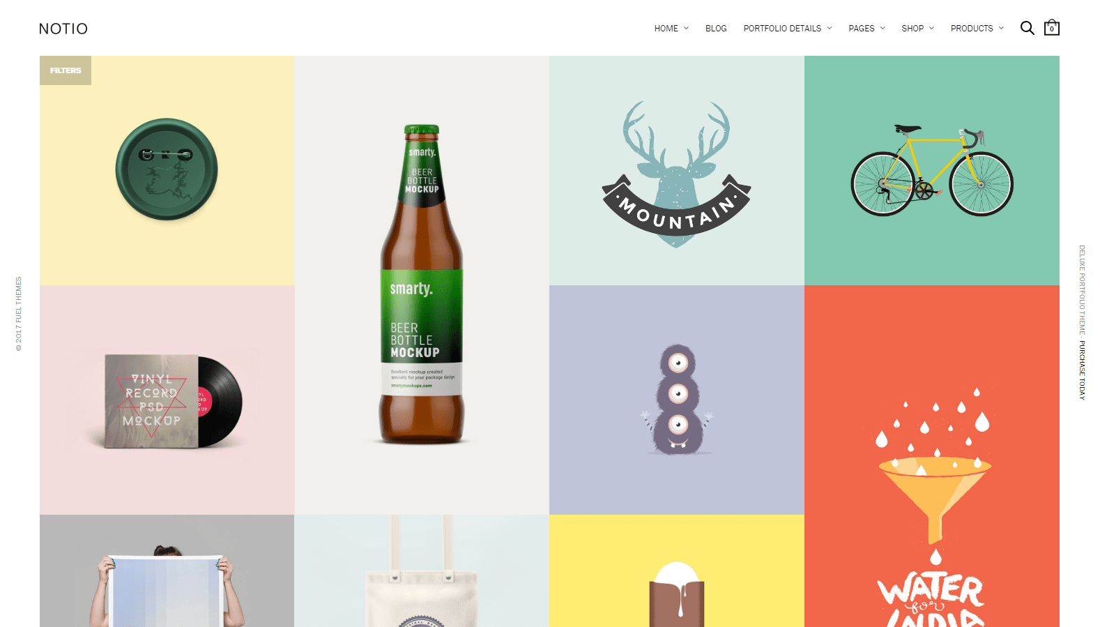 Notio Portfolio WordPress Theme