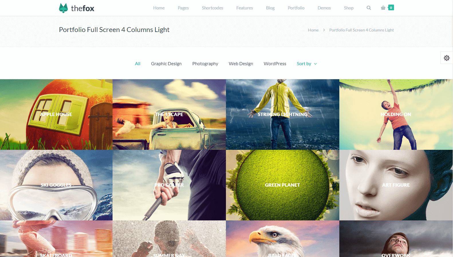 TheFox Portfolio WordPress Theme