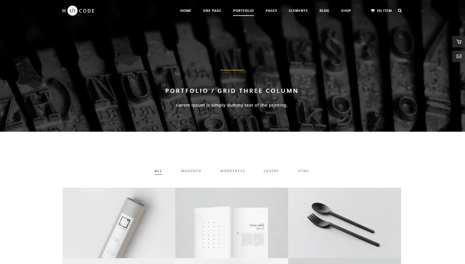 HCode Portfolio WordPress Theme
