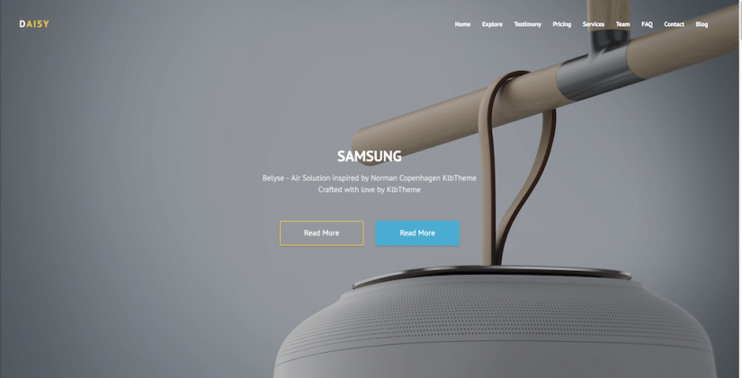 Daisy – Product Landing Page Catalog Theme