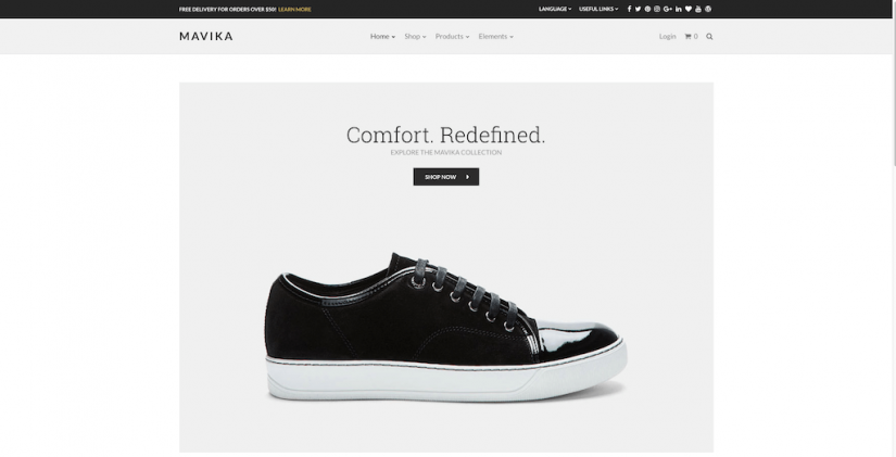 Home V1 Mavika Catalog wordpress theme