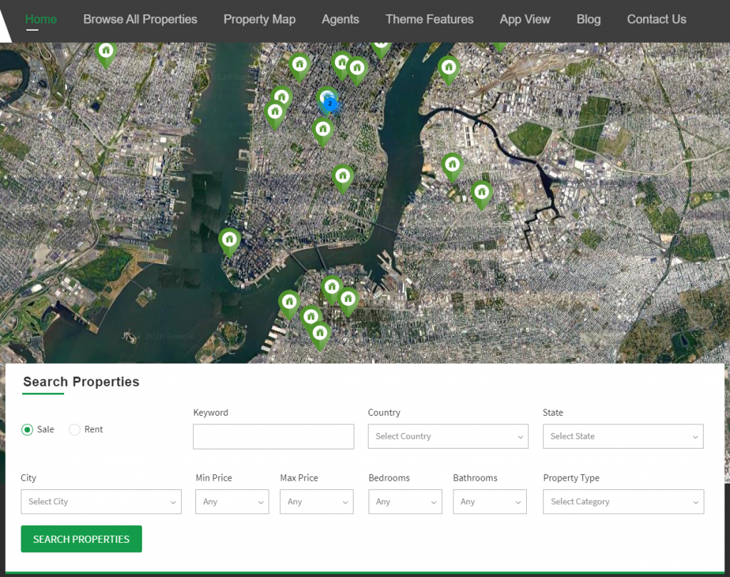 real estate template wordpress
