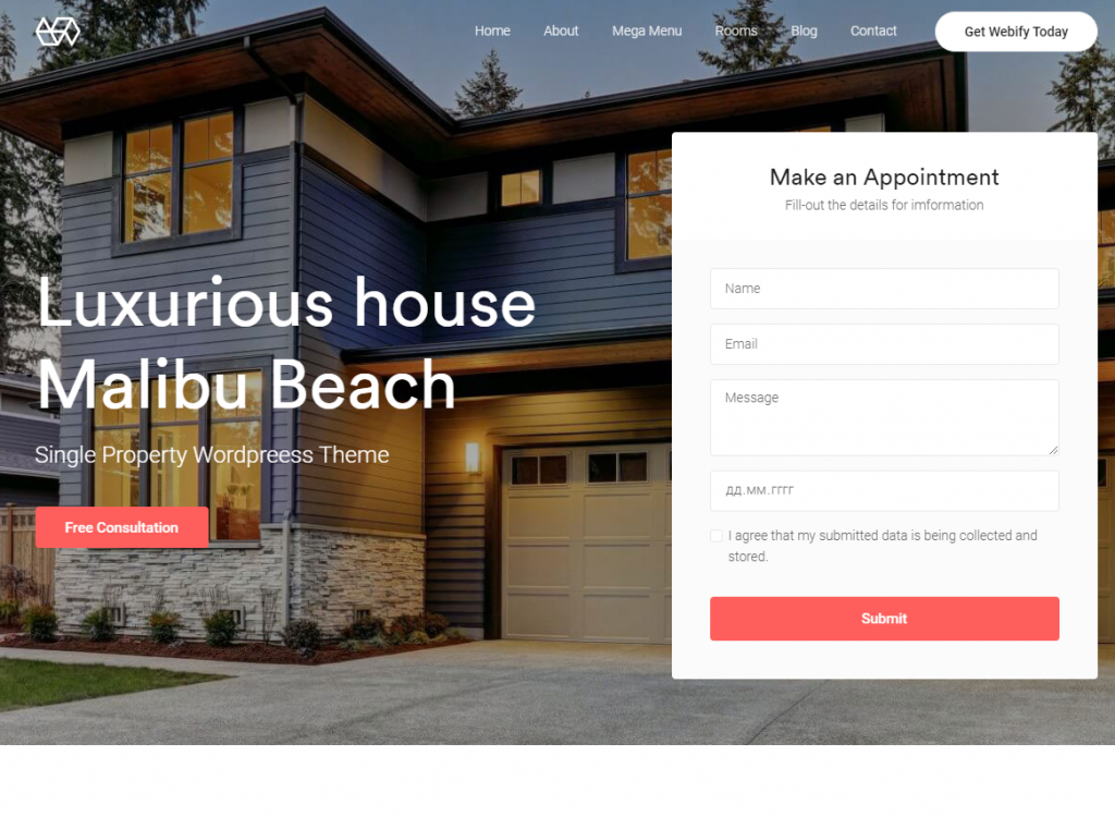 wordpress real estate
