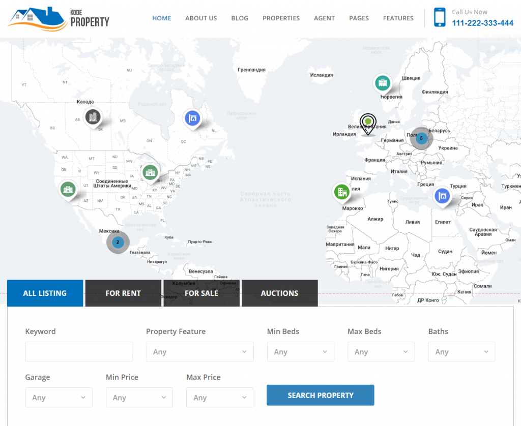 real estate website templates wordpress
