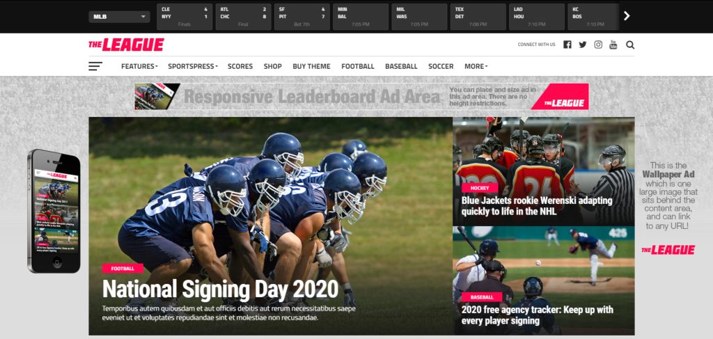 Best Sports WordPress Themes