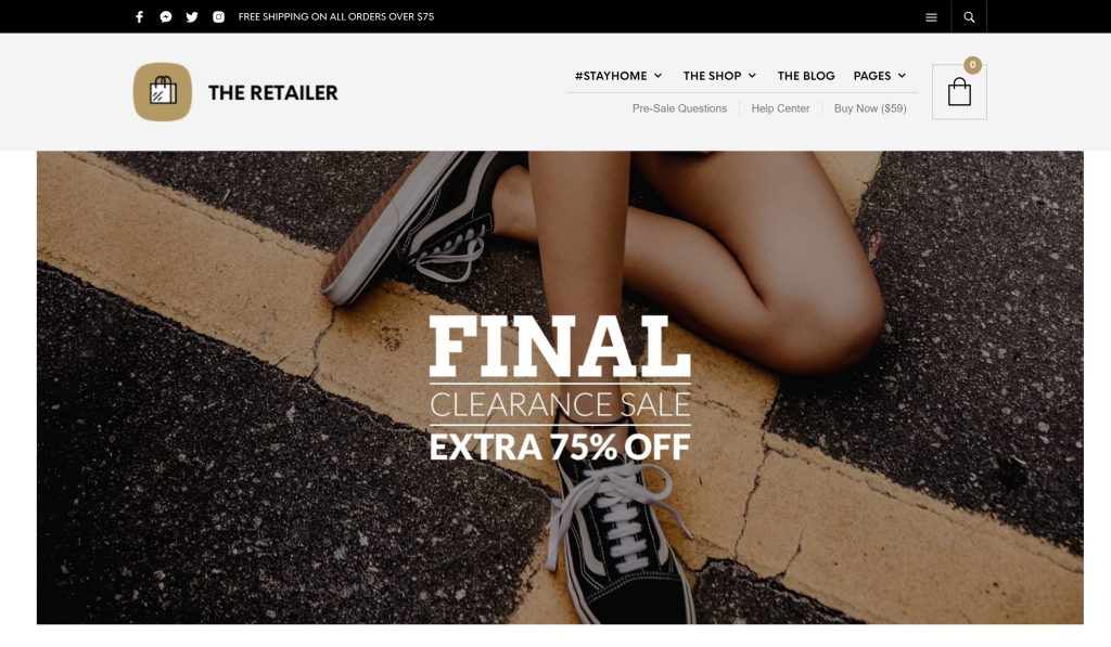 wordpress ecommerce theme