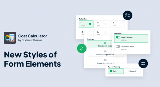 New Styles of Form Elements