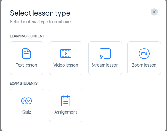 Lessons